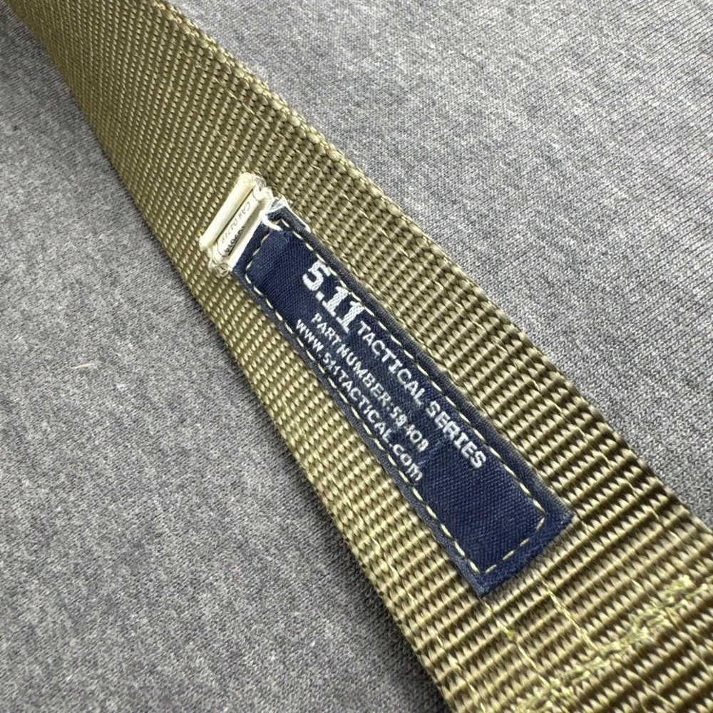 5.11 Tactical Series Trainer Belt 1.5in TDU Green Nylon Large 59409